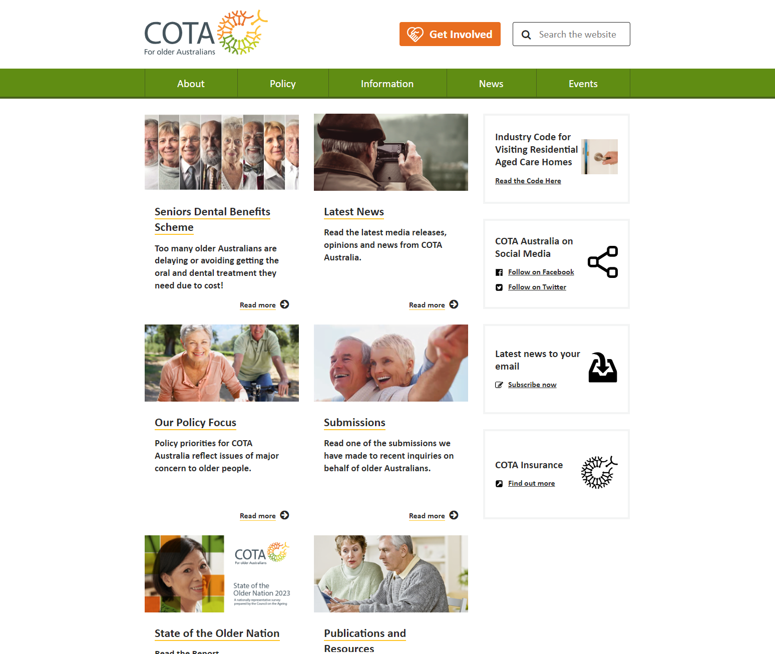 COTA - Council on the Ageing
