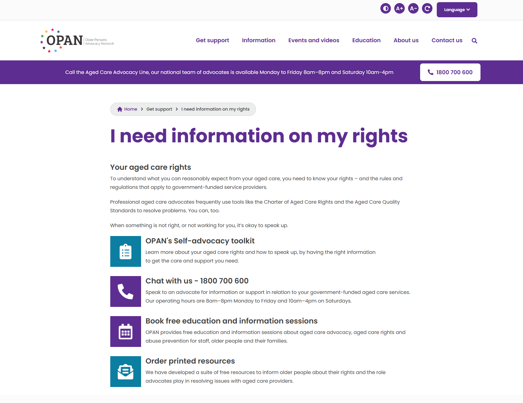 I need information on my rights