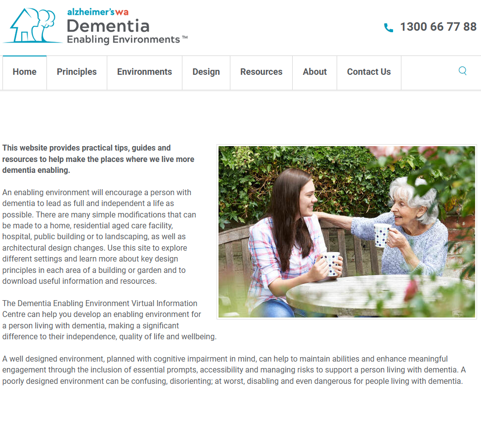 Dementia Enabling Environments
