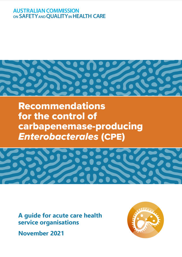 Recommendations for the control of carbapenemase-producing Enterobacterales