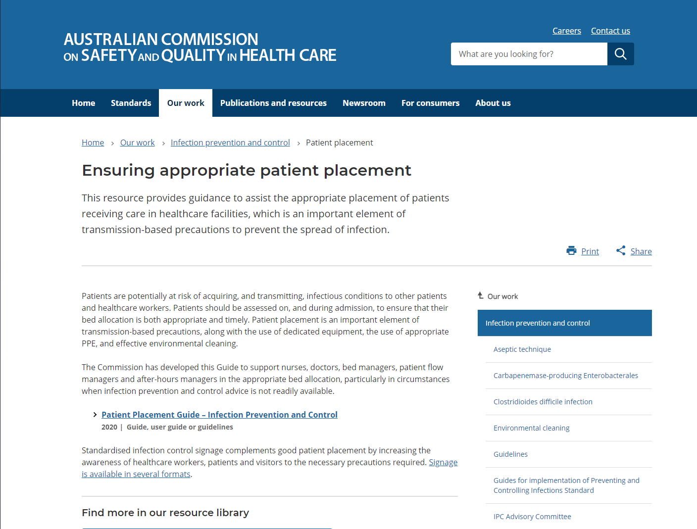 Ensuring appropriate patient placement