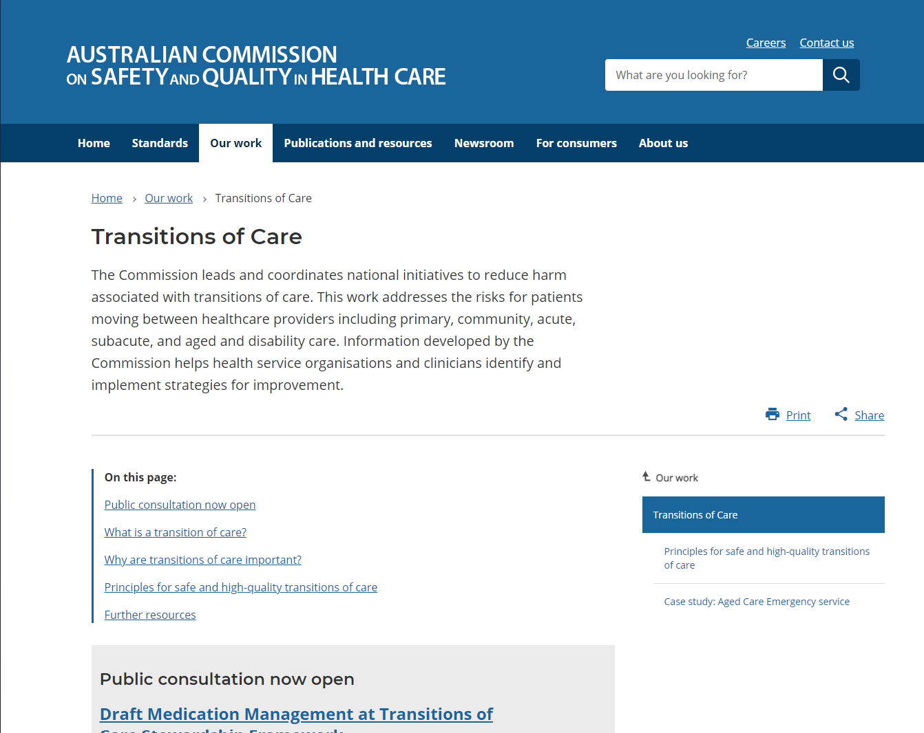 Transitions of Care