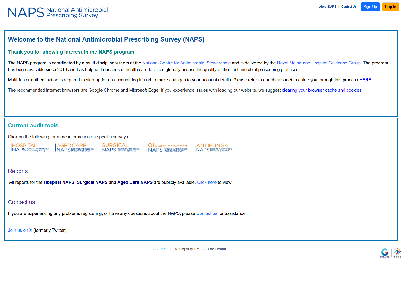 National Antimicrobial Prescribing Survey (NAPS)