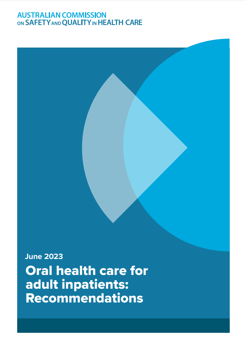 Oral health care for adult patients - Recommendations