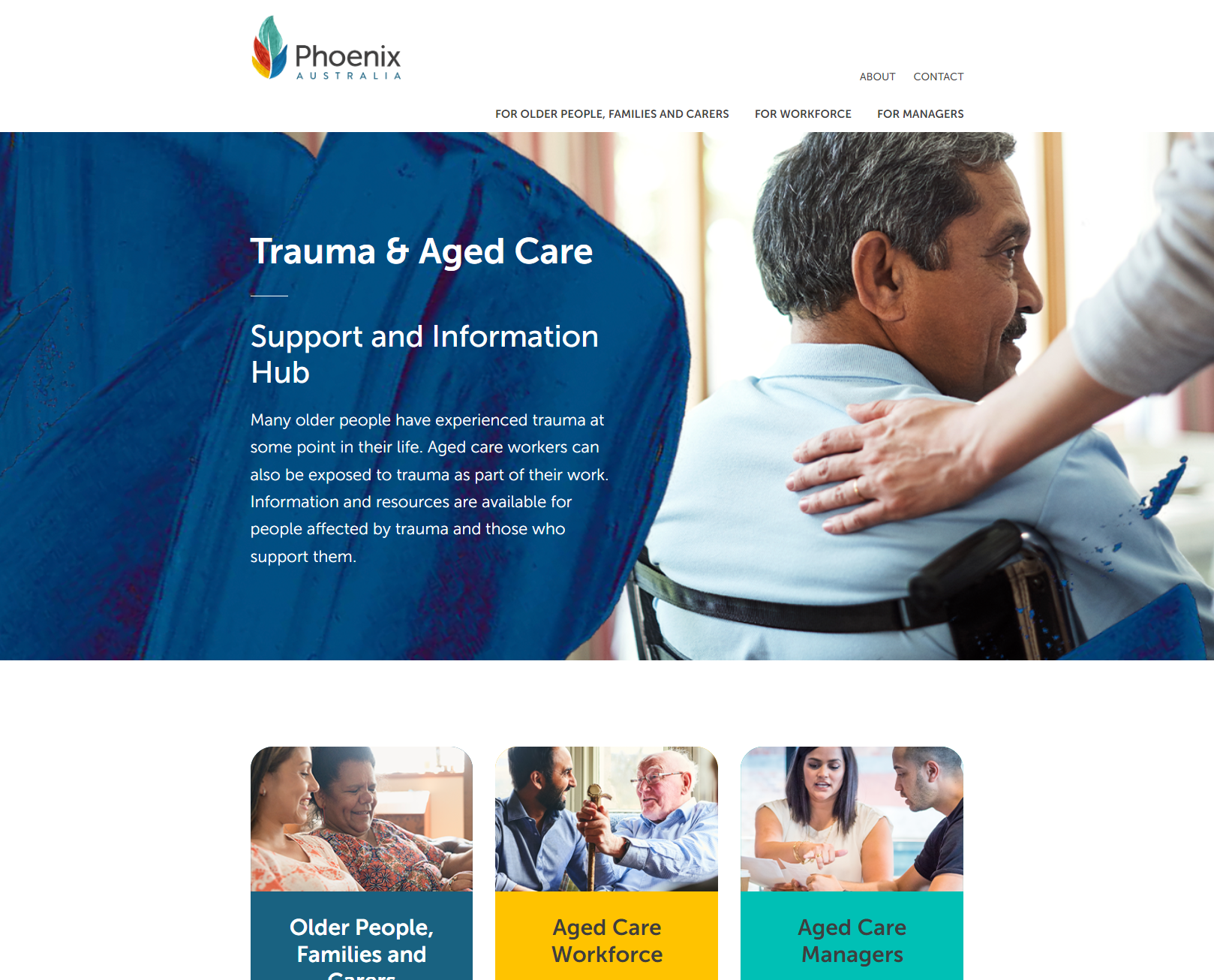 Trauma & Aged Care - Support and Information Hub