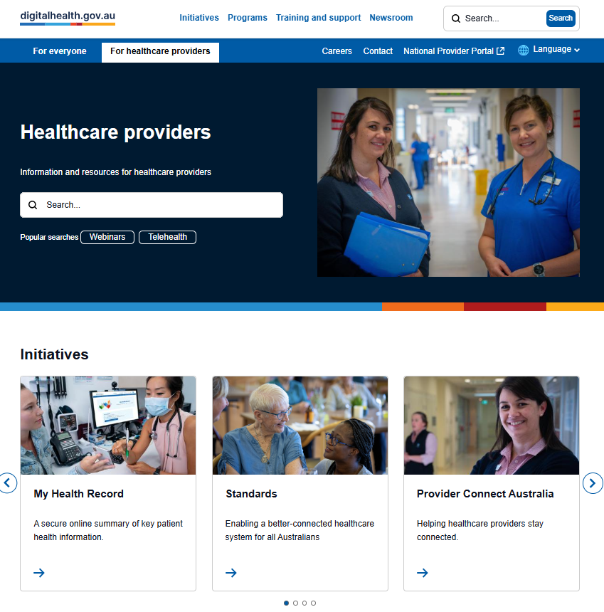 Digital health - For healthcare providers