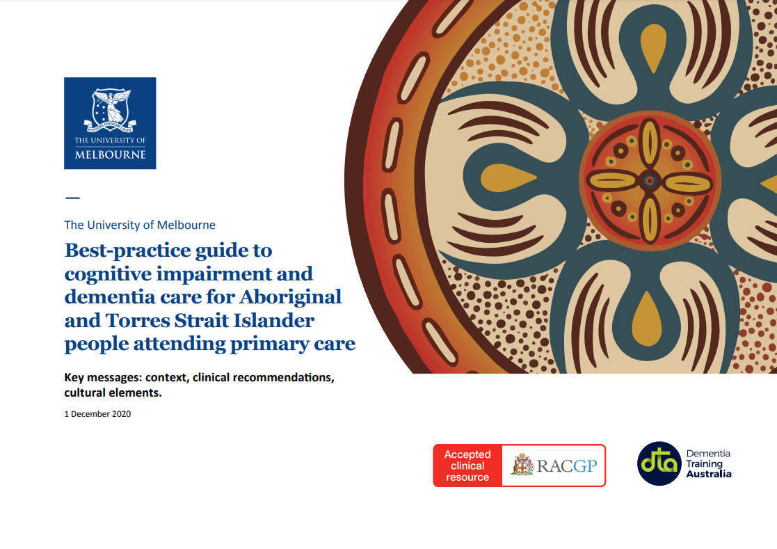 Cognitive impairment and dementia care for Aboriginal and Torres Strait Islander people