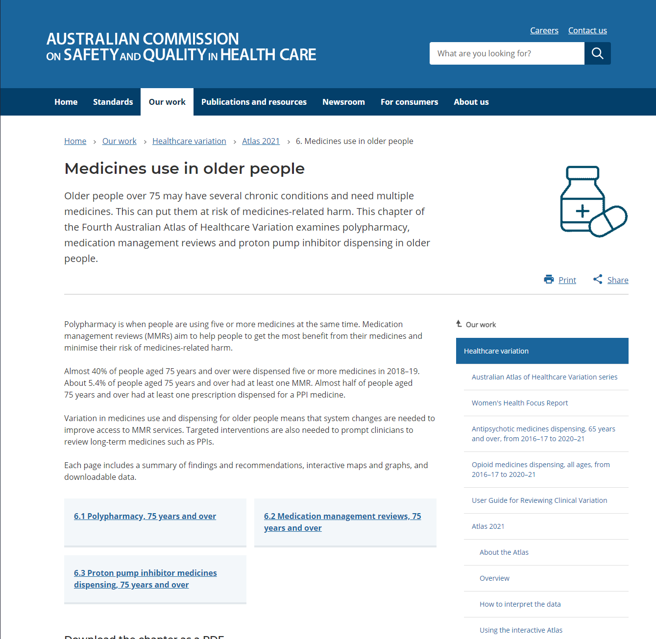 Medicines use in older people