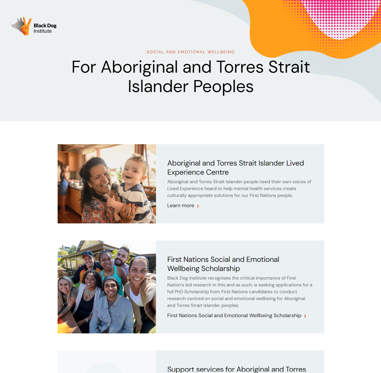 Social and emotional wellbeing resources for Aboriginal and Torres Strait Islander Peoples