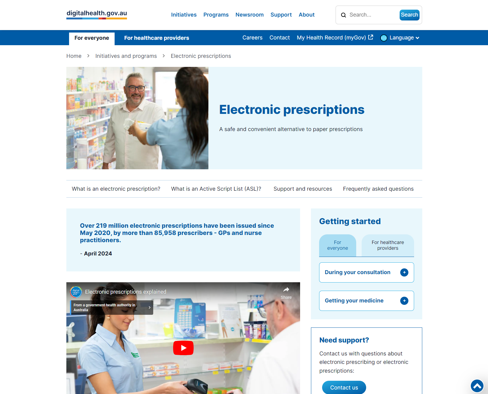 Electronic prescriptions