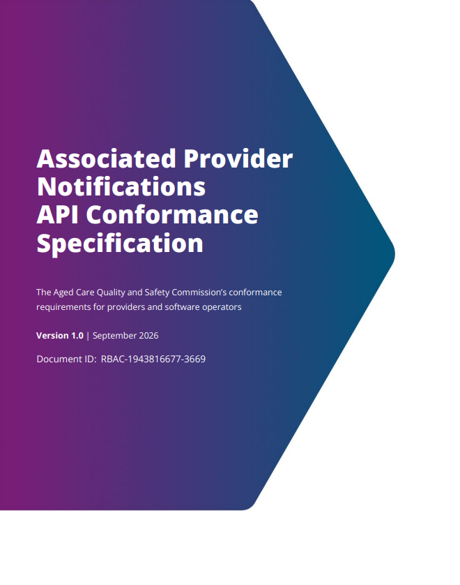 Associated Provider Notifications API Conformance Specification thumbnail image