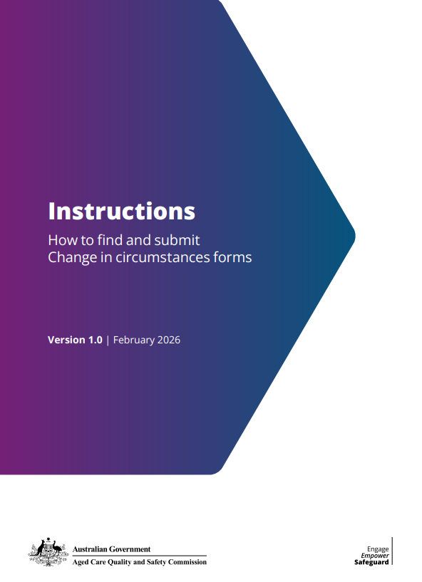 Change in circumstances form instructions - thumbnail image