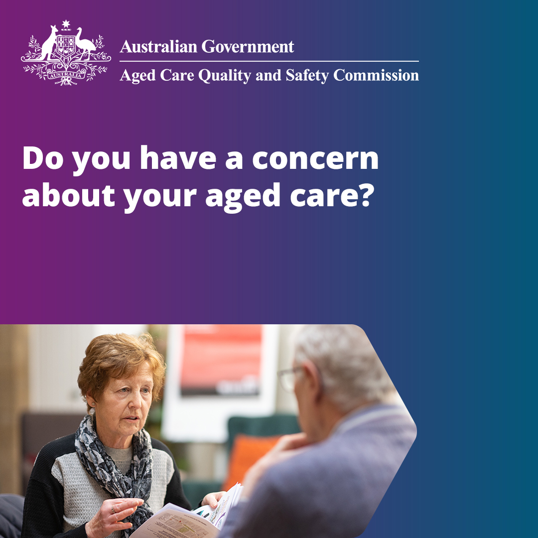 Social media tile - Do you have a concern about your aged care?