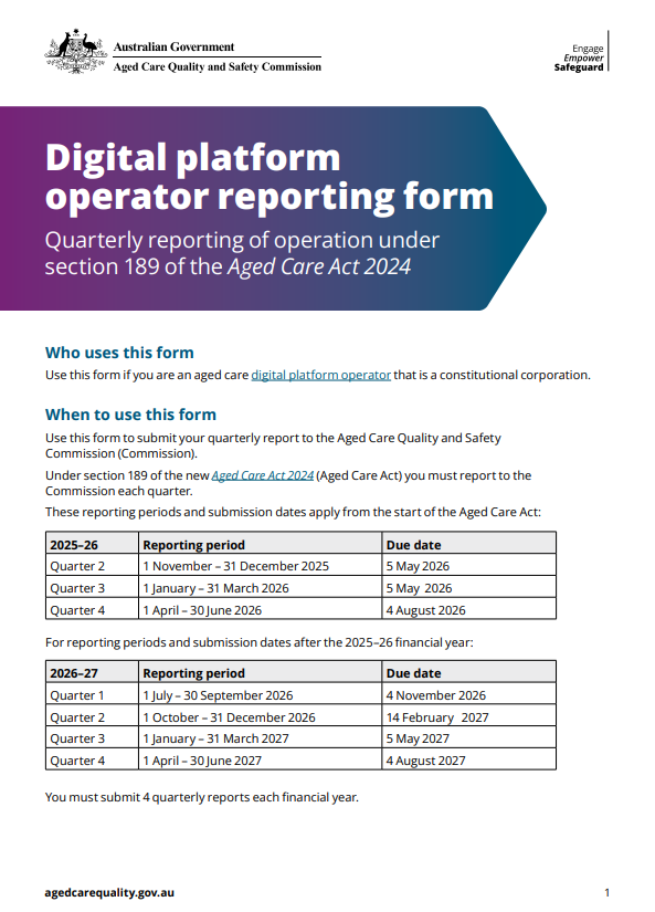 Digital Platform Operators Reporting form thumbnail image