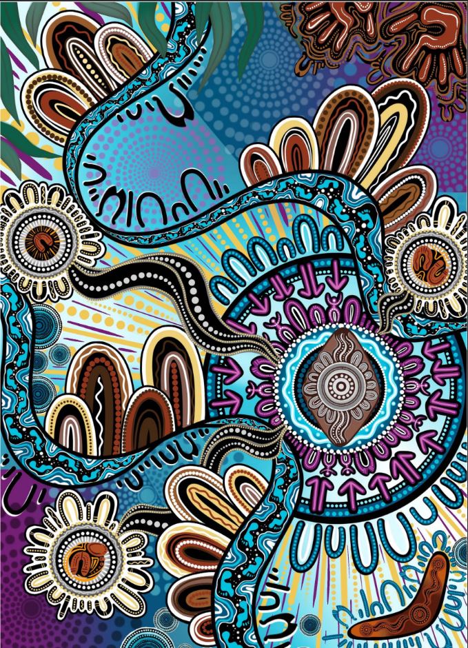 First Nations artwork for the Commission