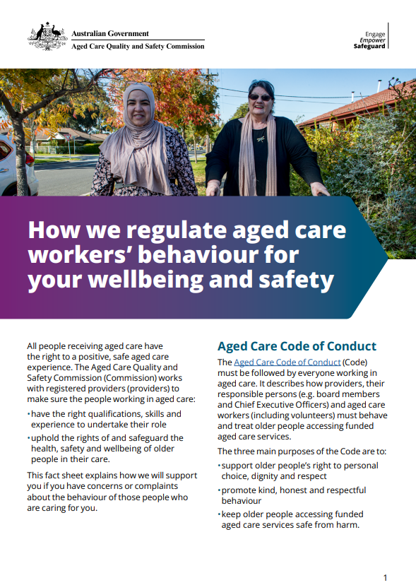 How we regulate aged care workers thumbnail