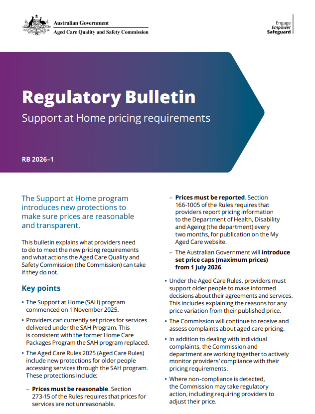 Regulatory Bulletin - Home Pricing thumbnail