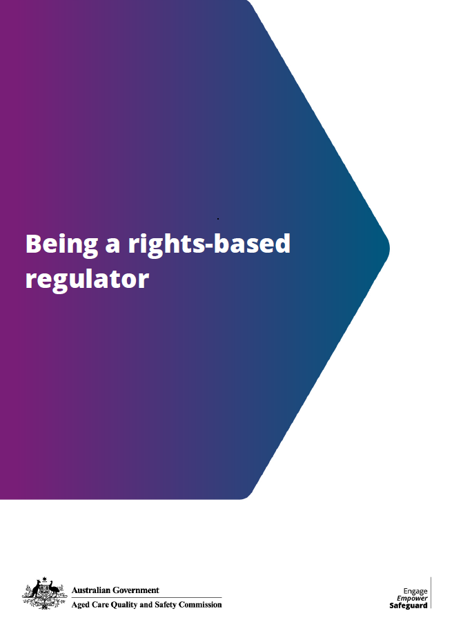 Being a rights-based regulator document title thumbnail