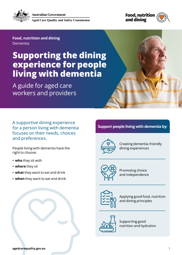 Supporting the dining experience for people living with dementia thumbnail image