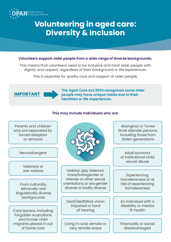 Volunteering in aged care - Diversity & Inclusion thumbnail