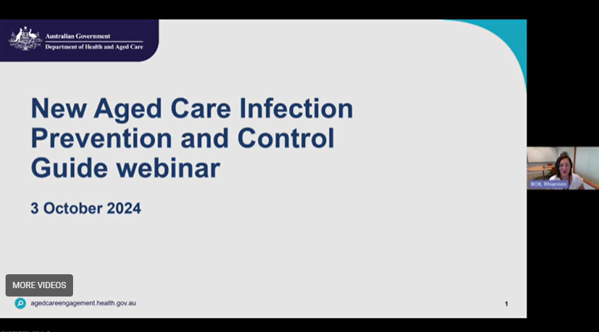 New Aged Care Infection Prevention and Control Guide – Webinar