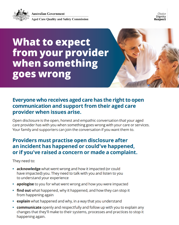 What to expect from your provider when something goes wrong thumbnail image