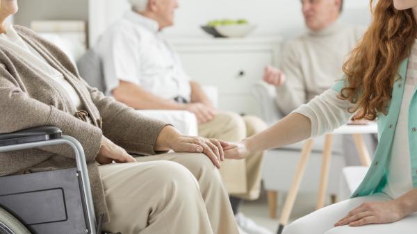 Image of quality care in a aged care service